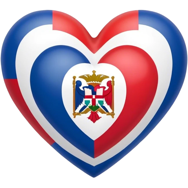 Dominican heart emoji
