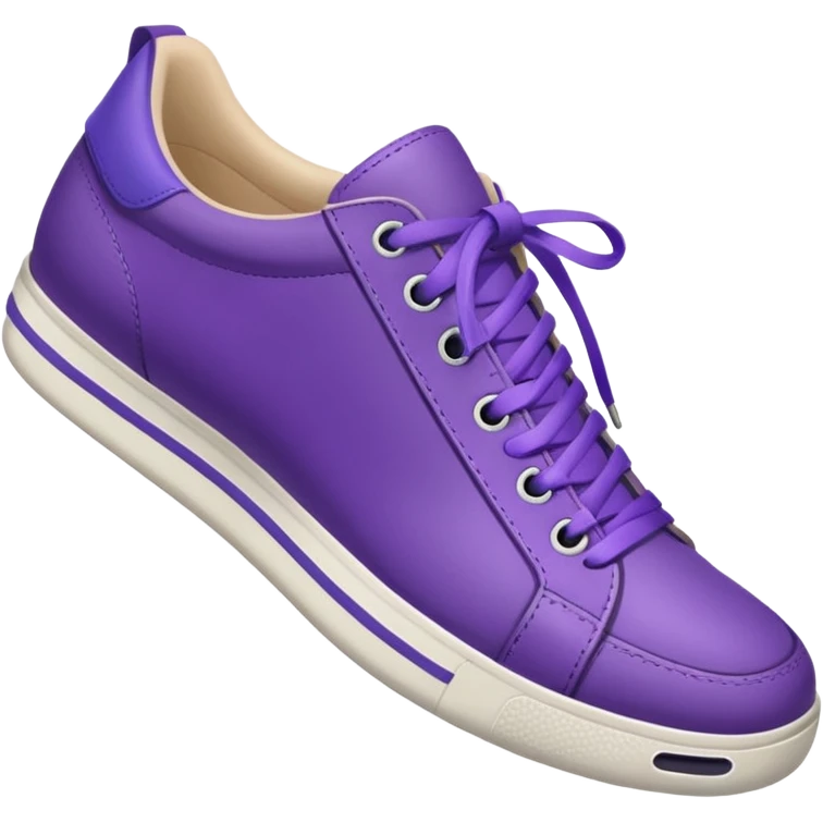 purple sneakers emoji