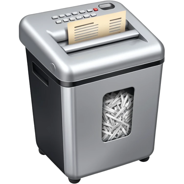 paper shredder with papers emoji