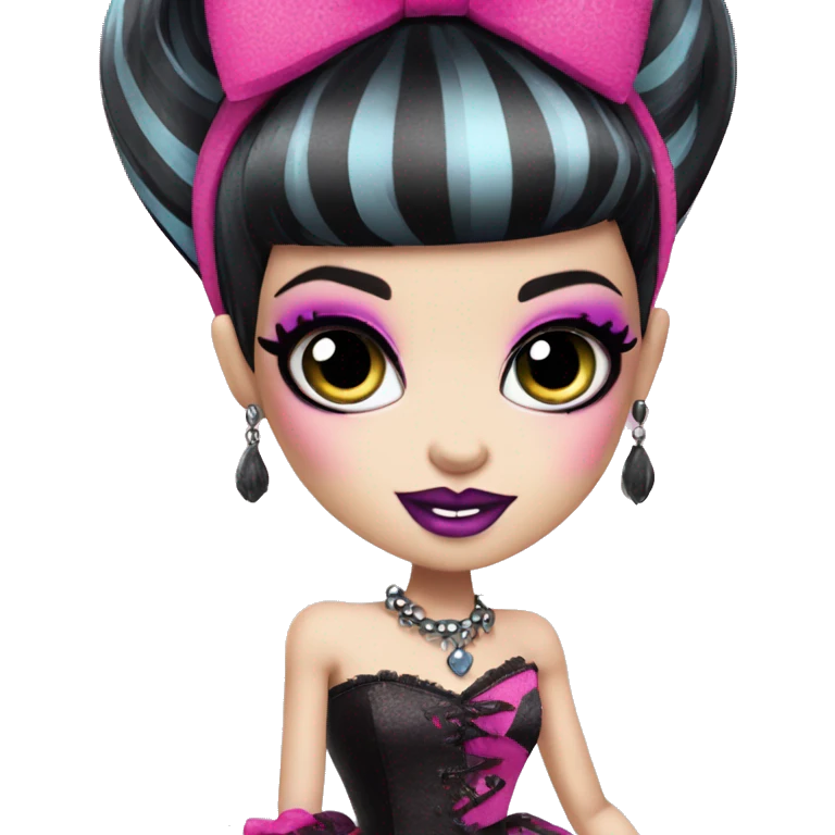 Draculaura doll monster high beauty  emoji