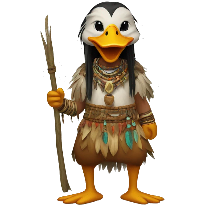 Duck shaman emoji