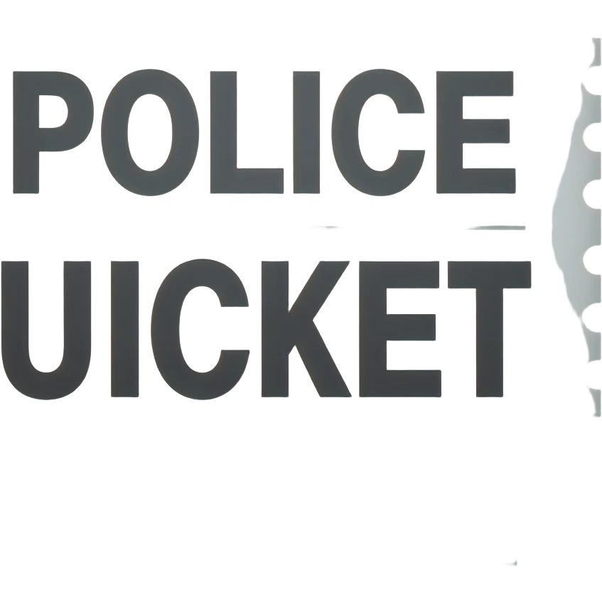 Police Ticket emoji