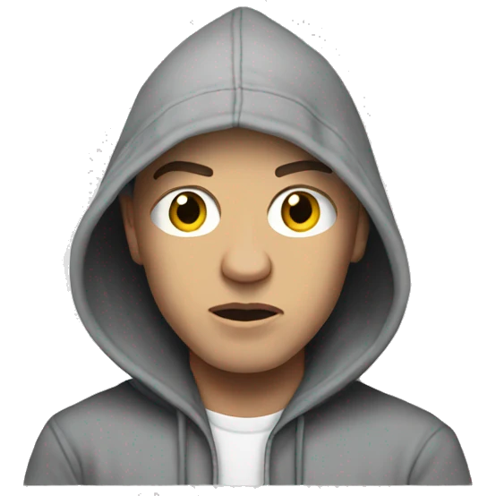 eminem with hoodie emoji
