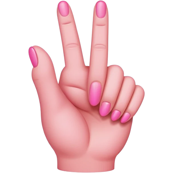 pink middle finger  emoji