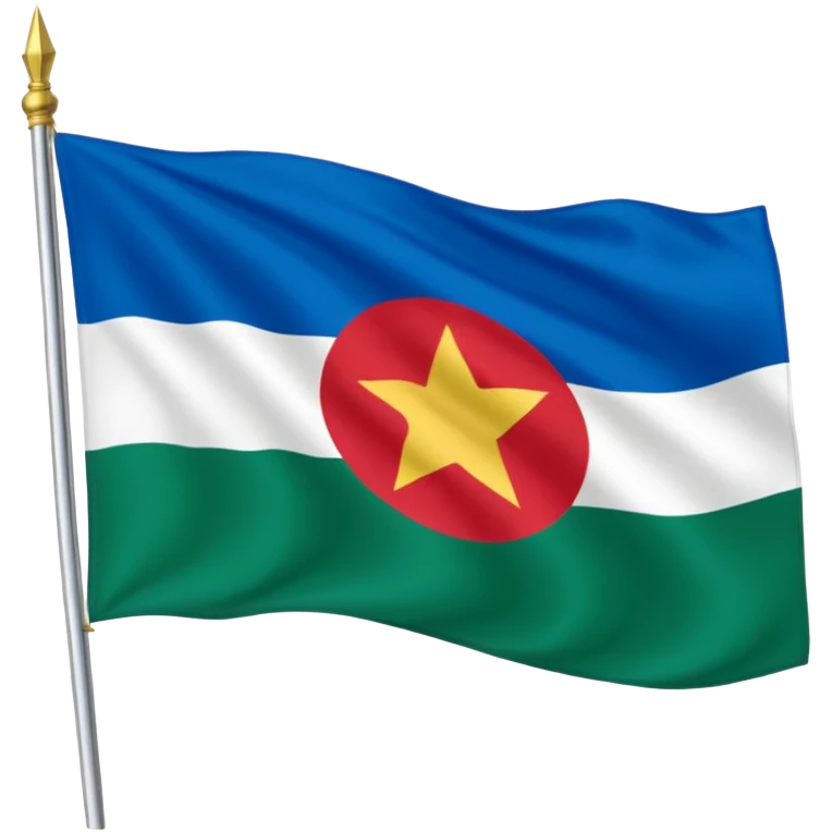 Crie um emoji da bandeira do estado do Paraná que fica no Pais Brasil emoji