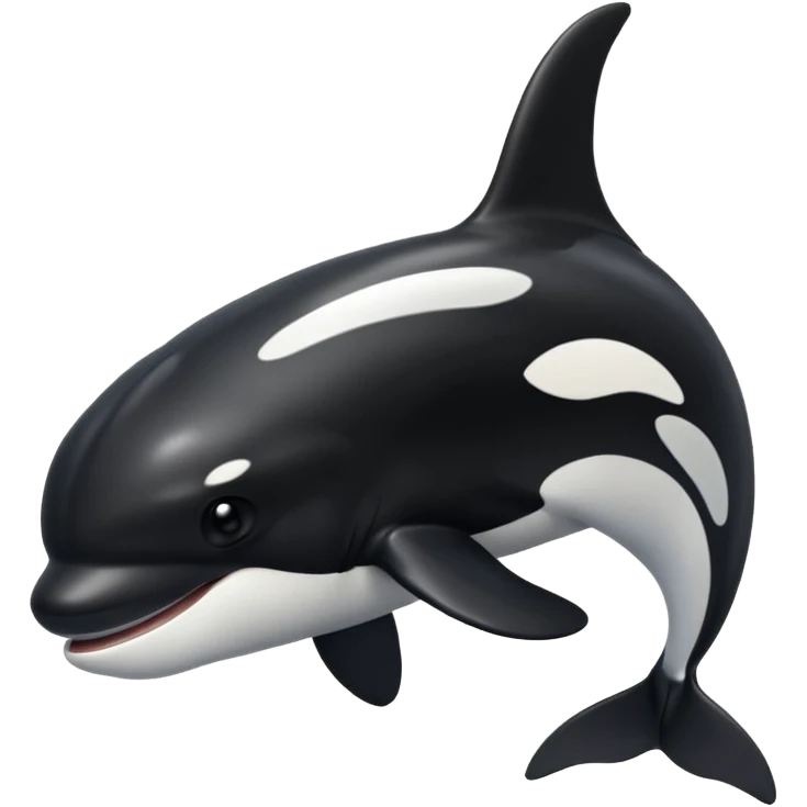 Orca without the eyes emoji