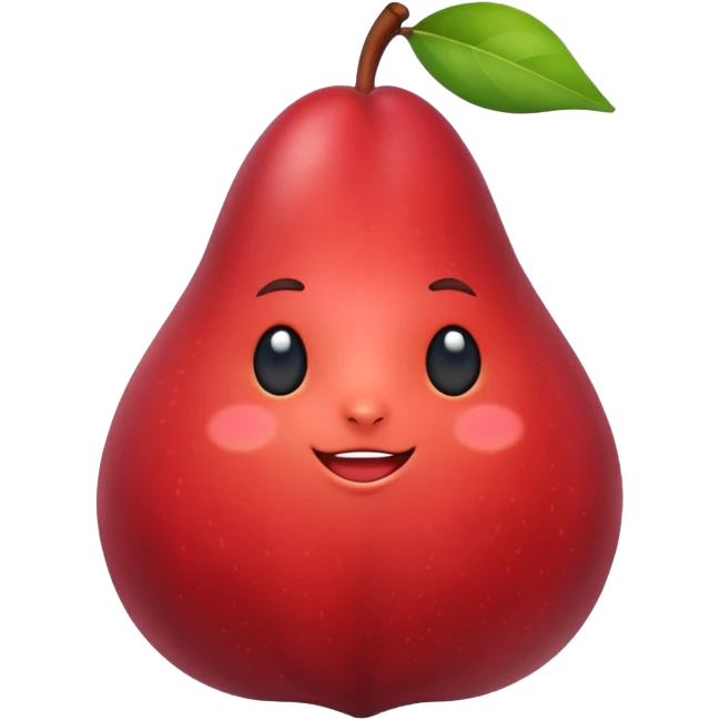 Red Pear emoji