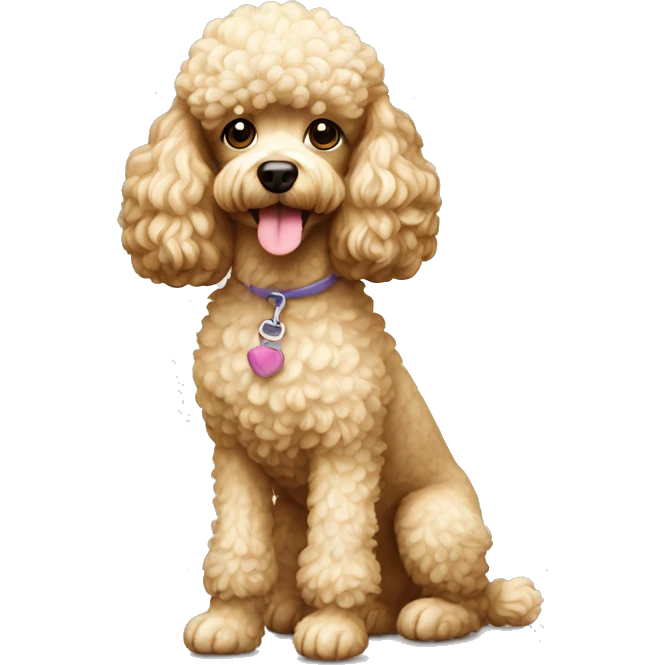 Dog Poodle Toy  emoji