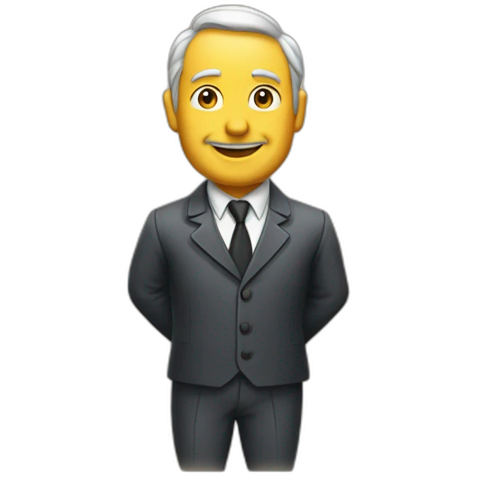 Monsieur prope de la pub emoji
