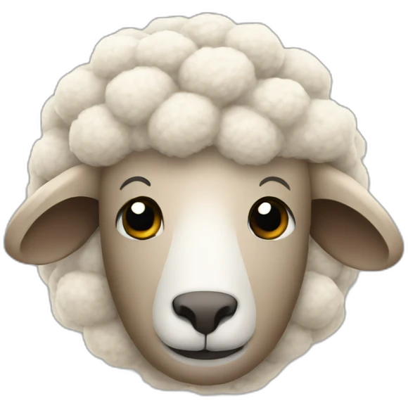 Sheep wool emoji