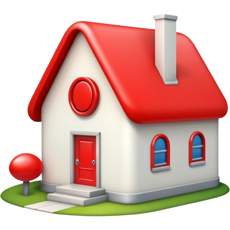 A red pill house  emoji