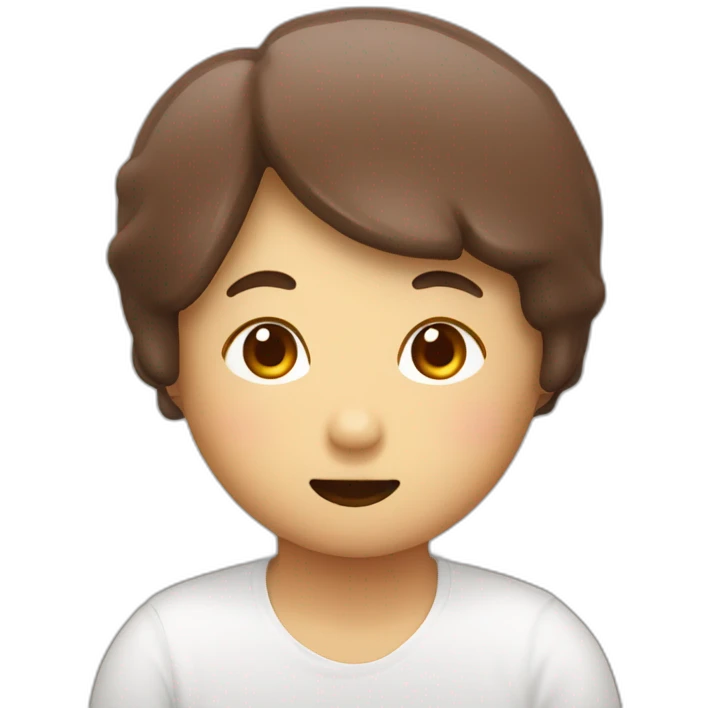 Un mochi au chocolat  emoji