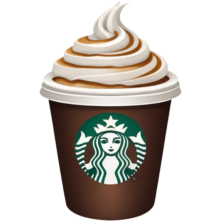 Starbucks coffee emoji
