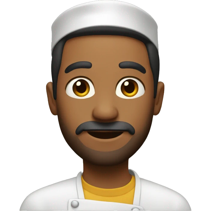 Man inspired to cook ! emoji