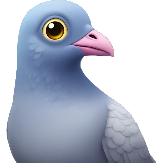starstruck pigeon with stars for eyes emoji