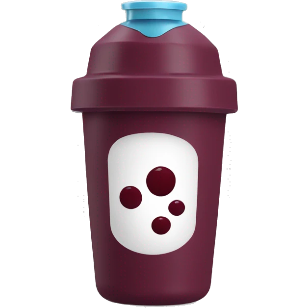 Bordeaux Protein shaker cup emoji