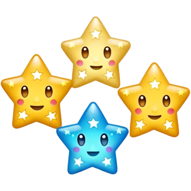 troispetites etoiles lumineuses emoji