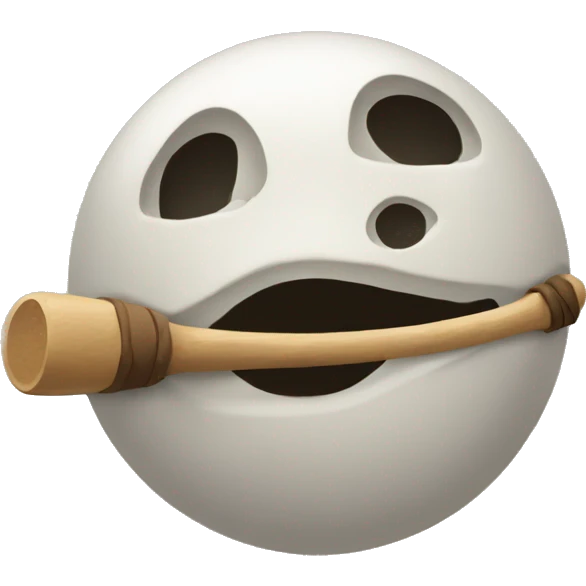 balls with stick in the middle emoji