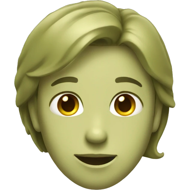 Heart-coloured-light-olive-shade emoji