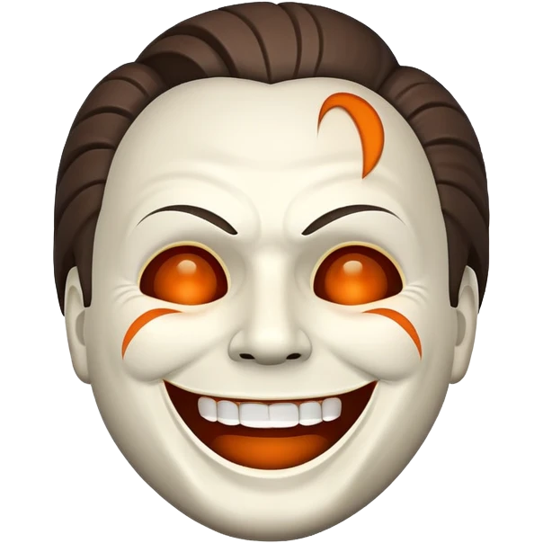 Laughing micheal myers emoji face emoji