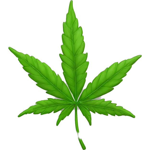 Weed leaf emoji