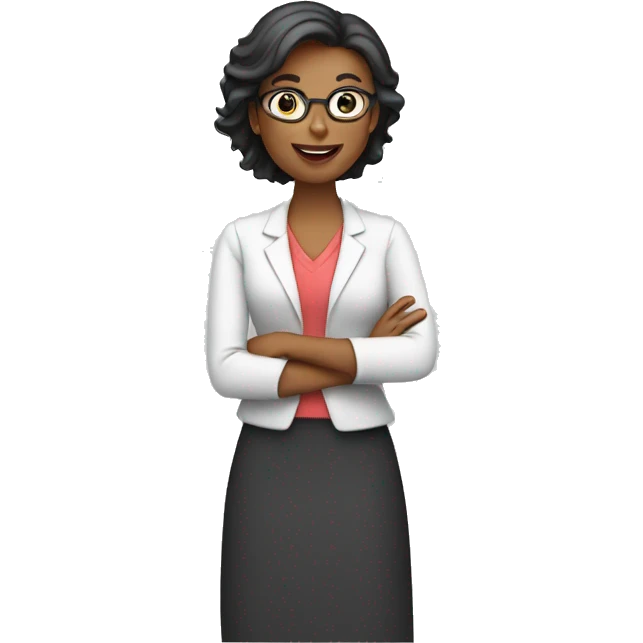 Teacher teaching on board emoji