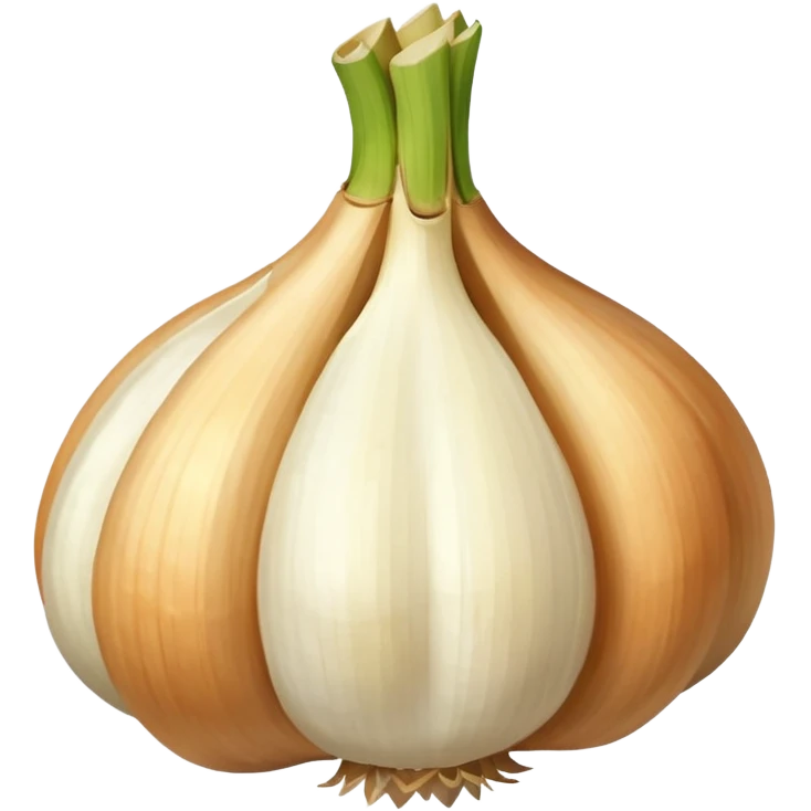 minced garlic emoji - garlic clove with cubed garlic emoji