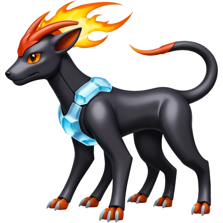 Houndoom-Amaura-Genesect-Pokémon-Fakémon-hybrid-creature emoji
