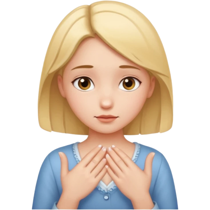 girl naked showing that something is small emoji