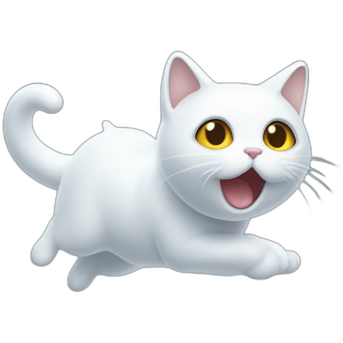 ghost-floating-in-the-air-kitty emoji