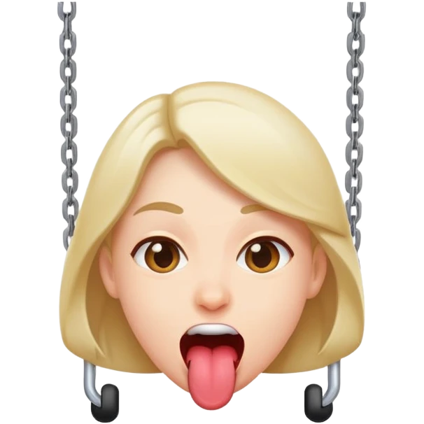 person swinging tongue emoji