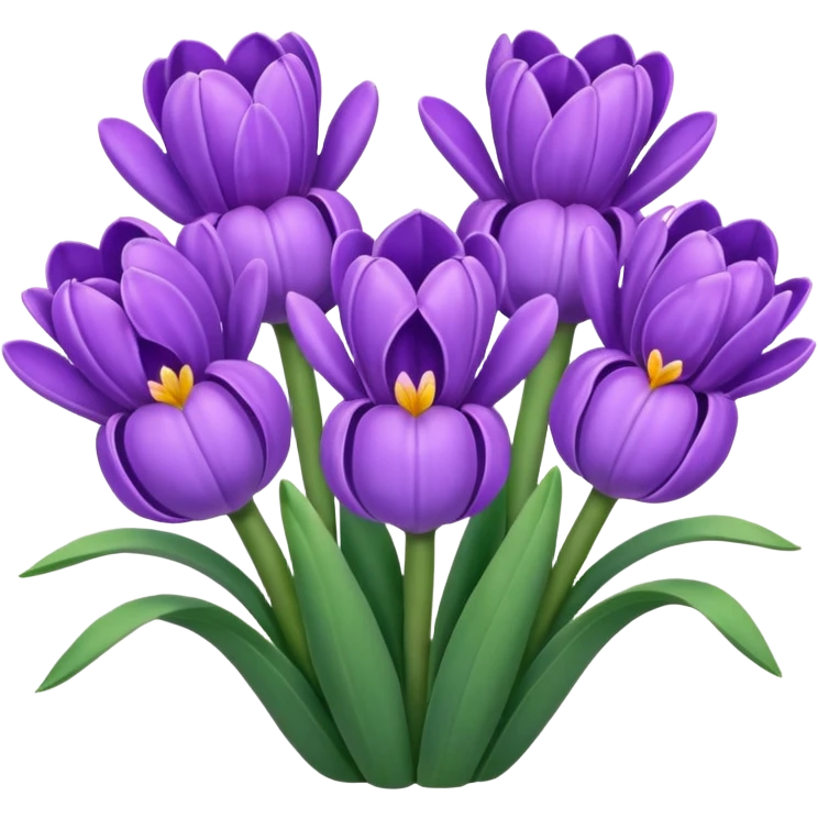 Heart Shaped Hyacinth emoji