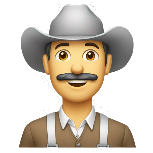 Un porteur de oir une ferme bouche emoji
