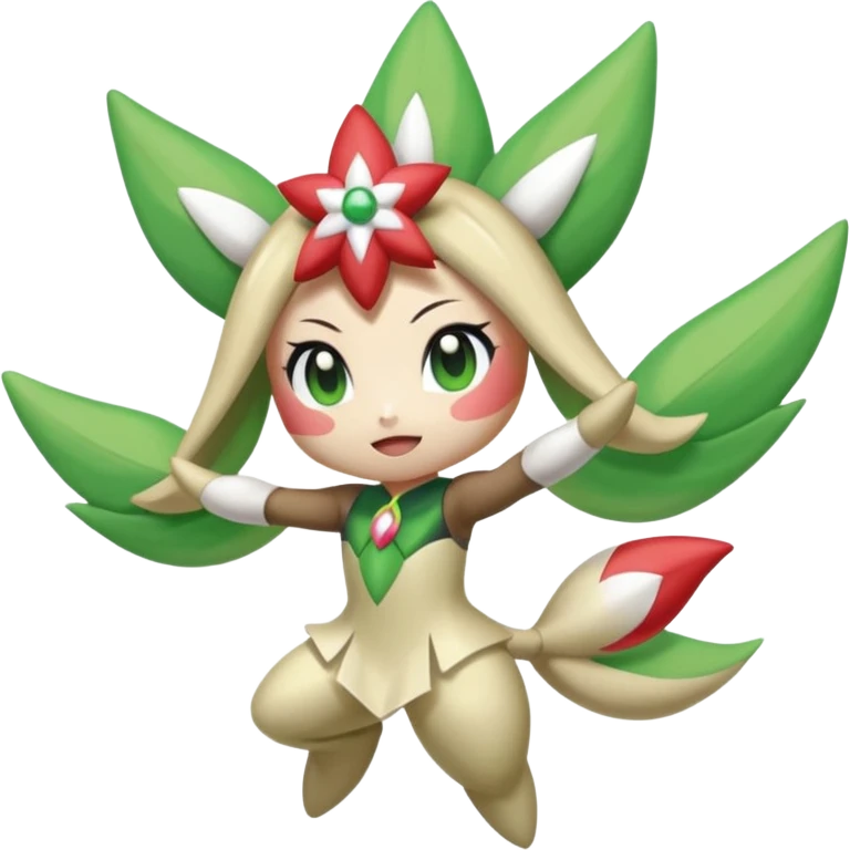 Virizion-Meloetta-Shaymin-Jirachi-fusion emoji