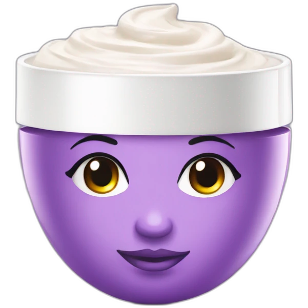 Face cream cosmetics  emoji