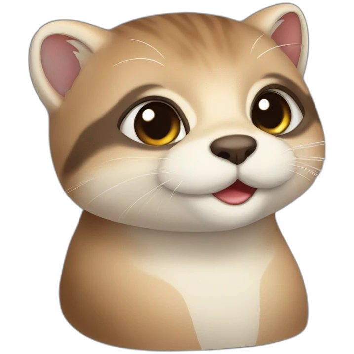 Chaton loutre emoji