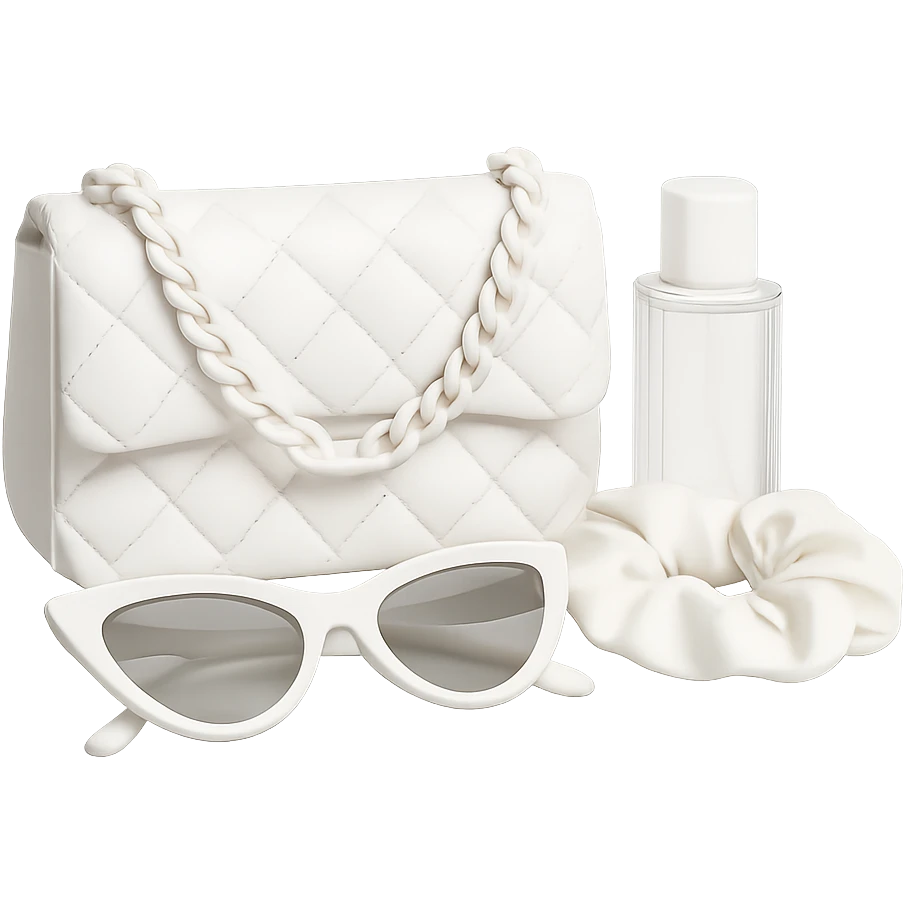 white girly object, in one pic, remove background  emoji