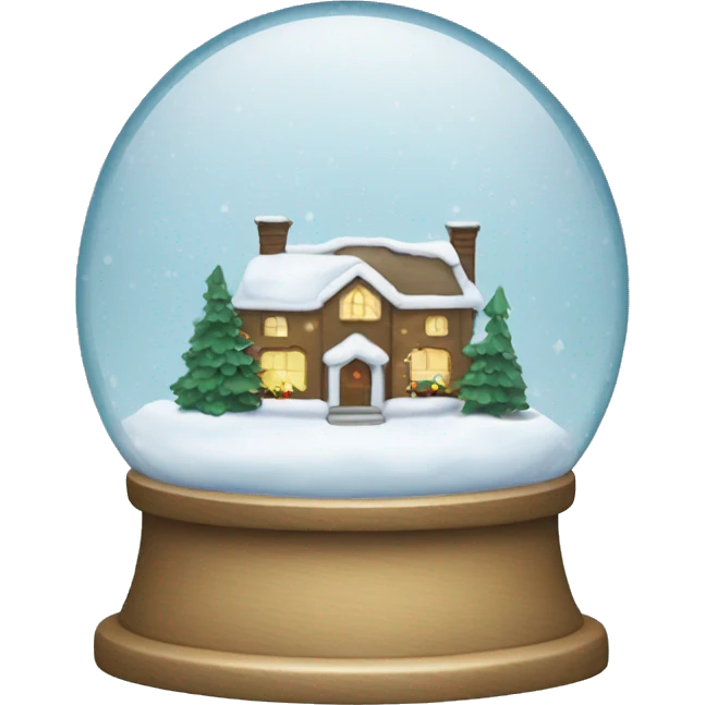 snowglobe christmas emoji