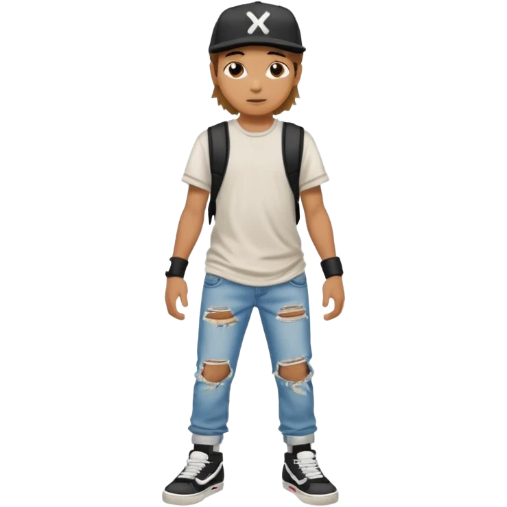 skater boy from 80s emoji