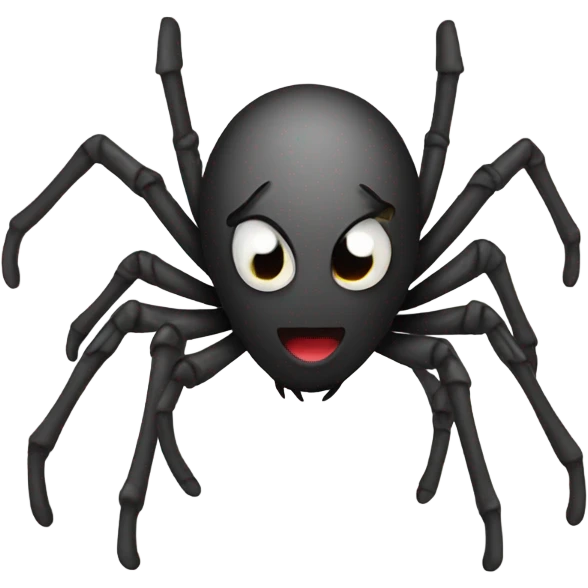 Spider wearing boots on it’s legs emoji