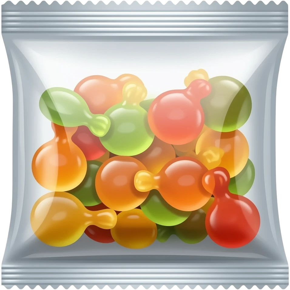 Gummy bag emoji