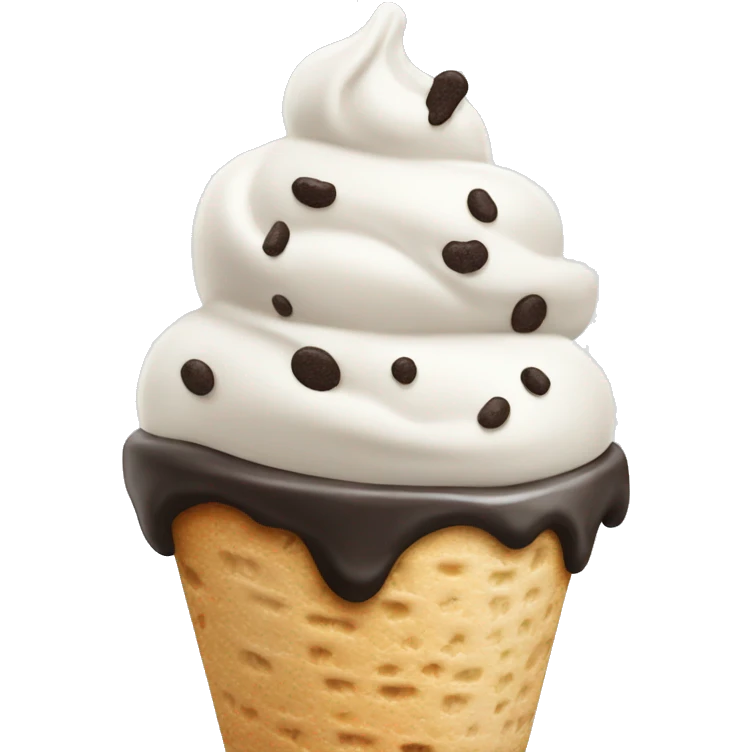 cookies and cream icecream emoji