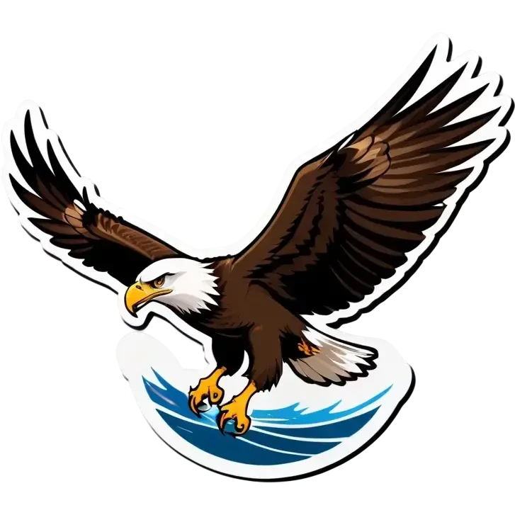 eagle fishing emoji