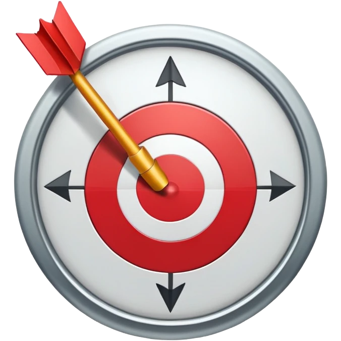 red target with arrow emoji