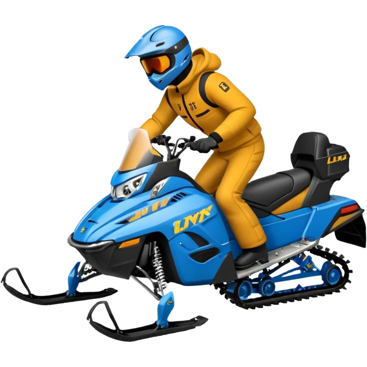 Lynx brand snowmoblie wheelies emoji
