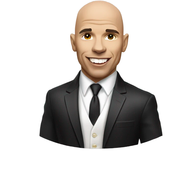 Realistic emoji of the singer Pitbull emoji
