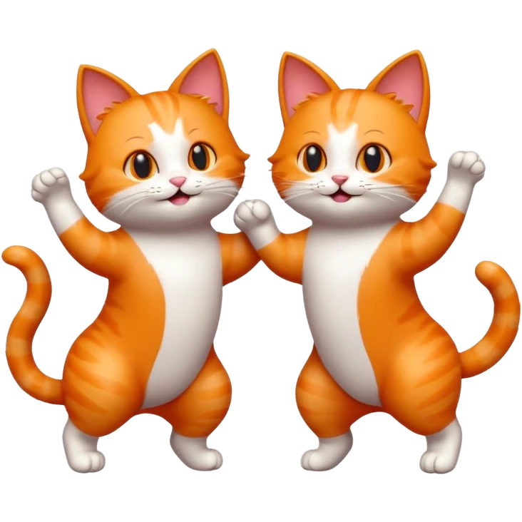 Gatos dançando emoji