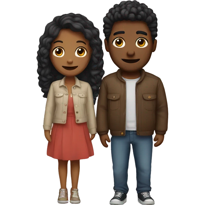 Cute couple emoji