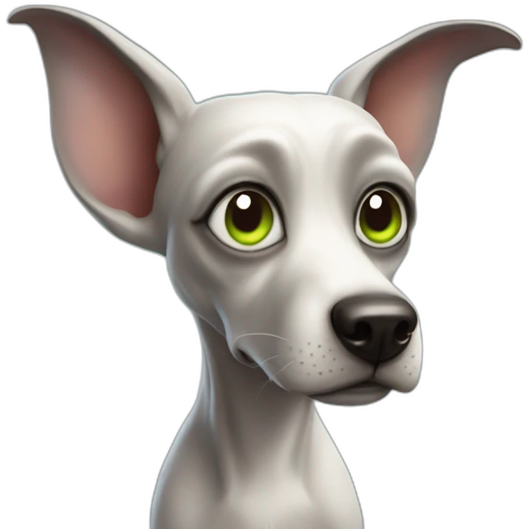 Alien dog emoji