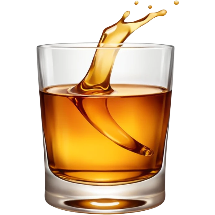 glass of whiskey emoji